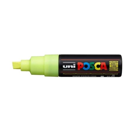 Marcador Uni Posca PC-8K F2 Amarelo Fluorescente