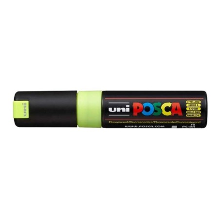 Marcador Uni Posca PC-8K F2 Amarelo Fluorescente