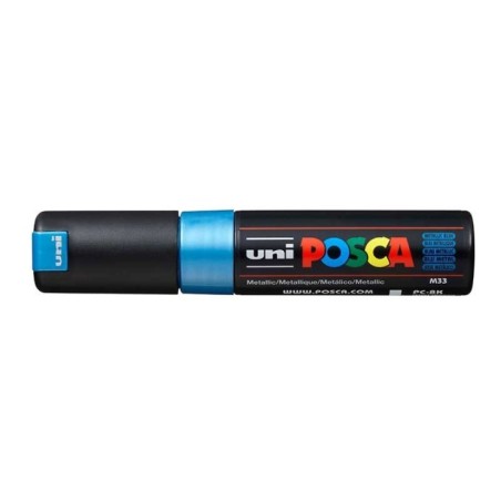 Marcador Uni Posca PC-8K M33 Azul Metalizado
