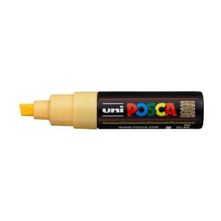 Marcador Uni Posca PC-8K F54 Laranja Claro Fluorescente