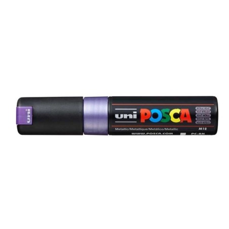 Marcador Uni Posca PC-8K M12 Violeta Metalizado