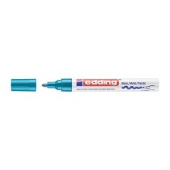 Marcador Permanente Edding 750-010 paint Azul Claro