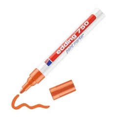 Marcador Permanente Edding 750-006 paint Laranja