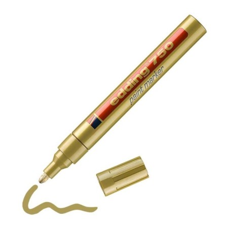 Marcador Permanente Edding 750-053 paint Ouro