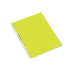 Caderno de Espiral A5 Ambar School Capa Mole 80 Folhas Quadriculado
