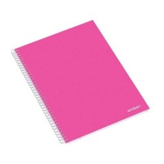 Caderno de Espiral A5 Ambar School Capa Mole 80 Folhas Quadriculado