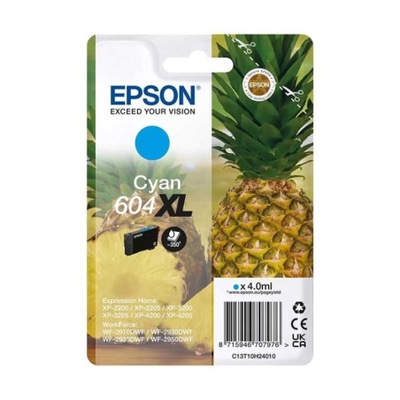 Tinteiro Epson C13T10H24010 604XL Cyan