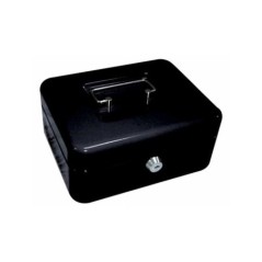 Cofre Metálico Q-Connect KF04277 (160x200x90mm) Preto