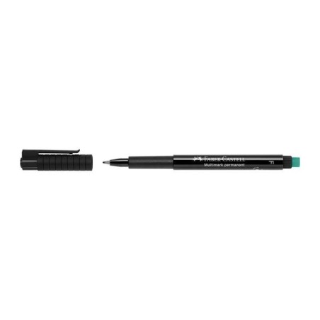 Marcador Faber-Castell Multimark permanent 151399 F Preto
