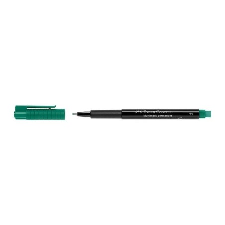Marcador Faber-Castell Multimark permanent 151363 F Verde