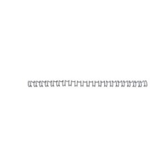 Argola Metálica GBC WireBind21 IB165221 10,0mm Cx.100 Preto