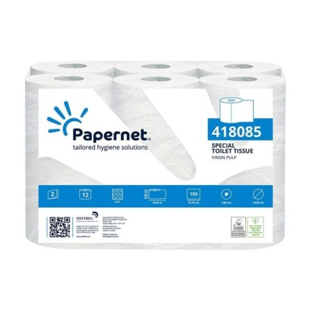 Papel Higiénico Doméstico Papernet 418085 16m 2 Folhas Emb.12