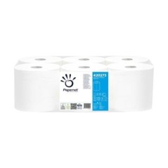 Rolo Toalhas Mão Papernet 420273 125mx17,9cm 2 Folhas Emb.6 Branco
