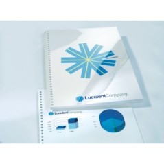 Capa de Encadernação GBC A4 150µm PVC HiClear CE011580E Emb.100