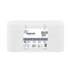 Rolo Toalhas Mão Papernet 418090 285mx19,2cm 2 Folhas Emb.6 Branco