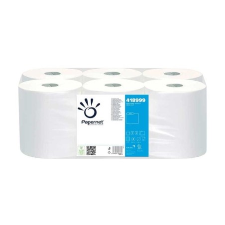 Rolo Toalhas Mão Papernet 418999 100mx19,2cm 2F AutoCorte Emb.6 Branco