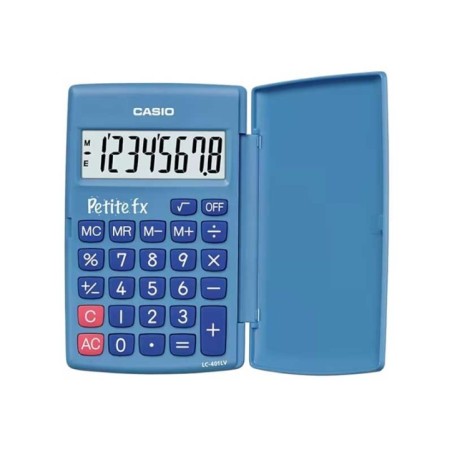 Calculadora de Bolso Casio LC-401LV-BU 8 Dígitos Azul