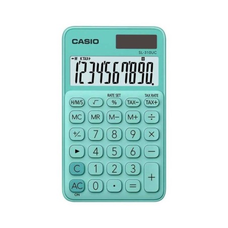 Calculadora de Bolso Casio SL-310UC-GN 10 Dígitos Verde Claro