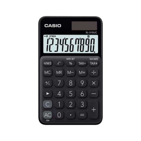 Calculadora de Bolso Casio SL-310UC-BK 10 Dígitos Preto