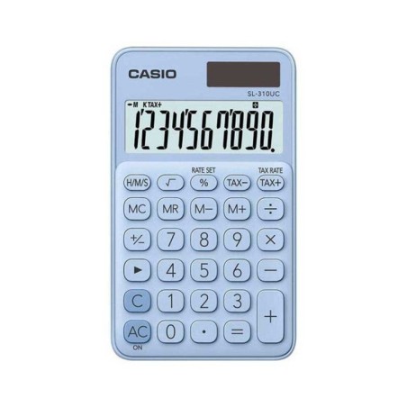 Calculadora de Bolso Casio SL-310UC-LB 10 Dígitos Azul Claro