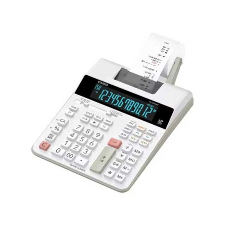 Calculadora com Impressão Casio FR-2650RC 12 Dígitos Branco