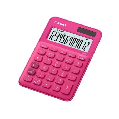 Calculadora de Secretária Casio MS-20UC-RD 12 Dígitos Vermelho