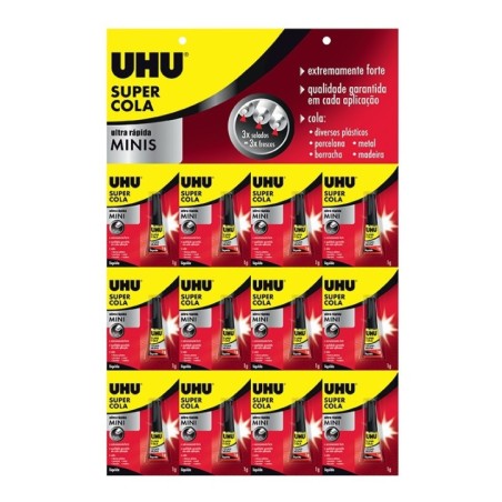 Cola UHU Super Cola Ultra Rápida Minis 41215 1g