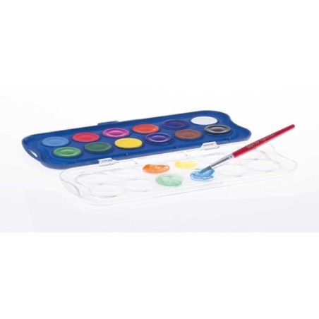 Conjunto de Aguarelas Giotto 3523-00 Mini Cx.12 Pastilhas 23mm