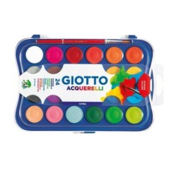 Conjunto de Aguarelas Giotto 3524-00 Cx.24 Pastilhas 30mm