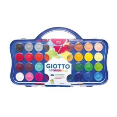 Conjunto de Aguarelas Giotto 3536-00 Cx.36 Pastilhas 30mm