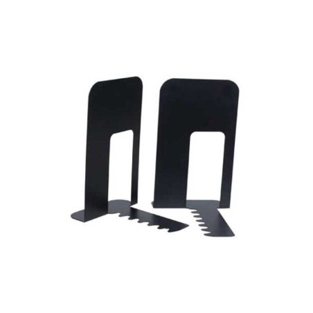 Ampara Livros Metálico Q-Connect KF00837 Preto