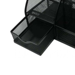 Porta Lápis Metálico Q-Connect KF17295 Preto
