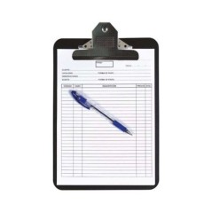 Prancheta de Escrita Q-Connect KF03300 A4 PP Preto