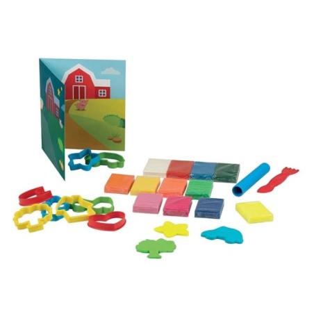 Conjunto de Plasticina Giotto Patplume 3D Creations 5137-00