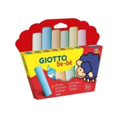 Giz Giotto be-bè Super Chalks 4673-00 Cx.6 Cor Sortido