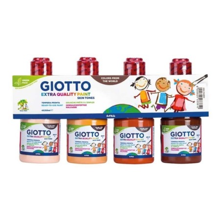 Guache Giotto Extra Quality Skin Colours 5428-00 4x 250ml Sortido