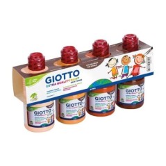 Guache Giotto Extra Quality Skin Colours 5428-00 4x 250ml Sortido