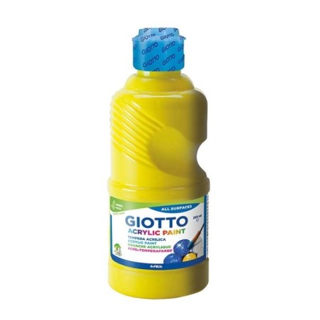 Guache Acrílico Giotto 5340-0200 Acrylic Paint 250ml Amarelo