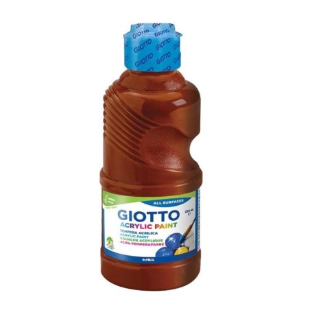 Guache Acrílico Giotto 5340-2800 Acrylic Paint 250ml Castanho