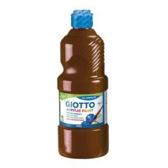 Guache Acrílico Giotto 5337-2800 Acrylic Paint 500ml Castanho