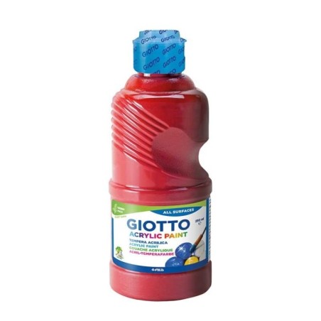 Guache Acrílico Giotto 5340-0800 Acrylic Paint 250ml Vermelho
