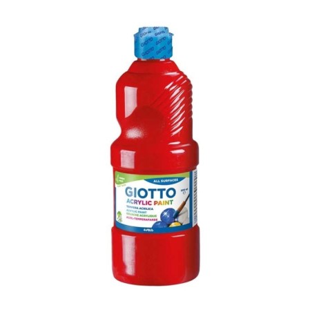 Guache Acrílico Giotto 5337-0800 Acrylic Paint 500ml Vermelho