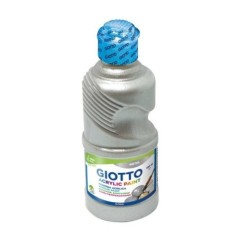 Guache Acrílico Giotto 5339-0000 Acrylic Paint 250ml Prateado