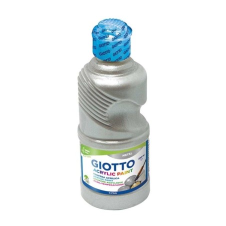 Guache Acrílico Giotto 5339-0000 Acrylic Paint 250ml Prateado
