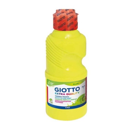 Guache Giotto Extra Quality Fluo 5311-0100 250ml Amarelo Fluorescente