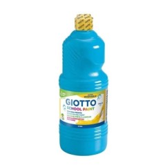 Guache Giotto School Paint 5355-15 1000ml Azul Cyan