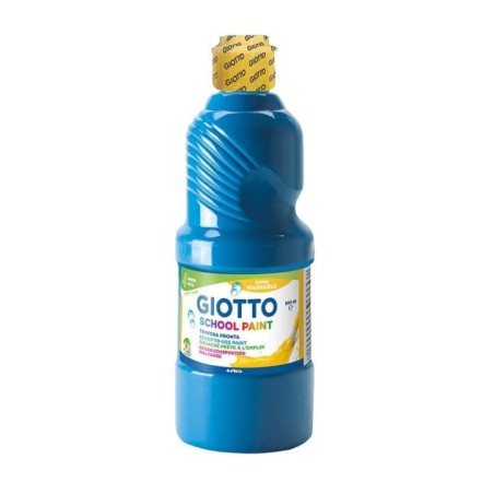Guache Giotto School Paint 5353-15 500ml Azul Cyan