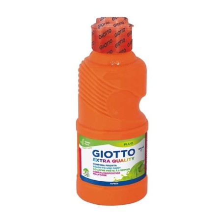 Guache Giotto Extra Quality Fluo 5311-0300 250ml Laranja Fluorescente