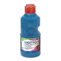 Guache Giotto Extra Quality Glitter 5312-0400 250ml Azul Cyan
