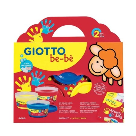 Conjunto de Digitinta Giotto be-bè 4607-00 3x100ml